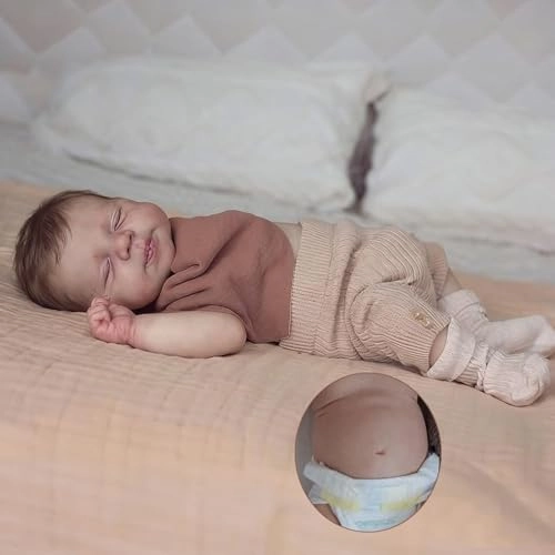 Reborn Baby Doll - 18 inch Silicone Vinyl Girl Ages 36 months+