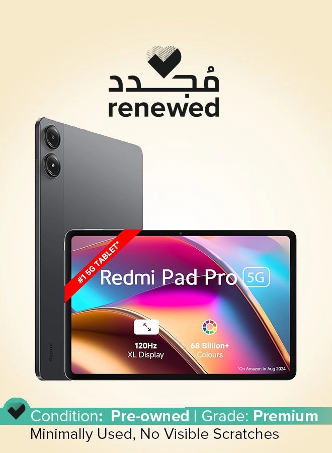 (Renewed) Redmi Pad Pro - 256GB 12.1"