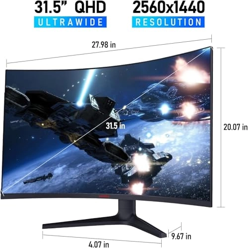 32E6QC - 2560x1440 31.5 Inches