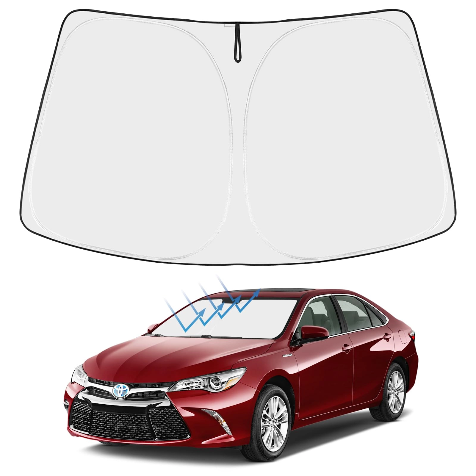 Proadsy Front Windshield Sun Shade - Toyota Camry 2013|2014|2015|2016|2017