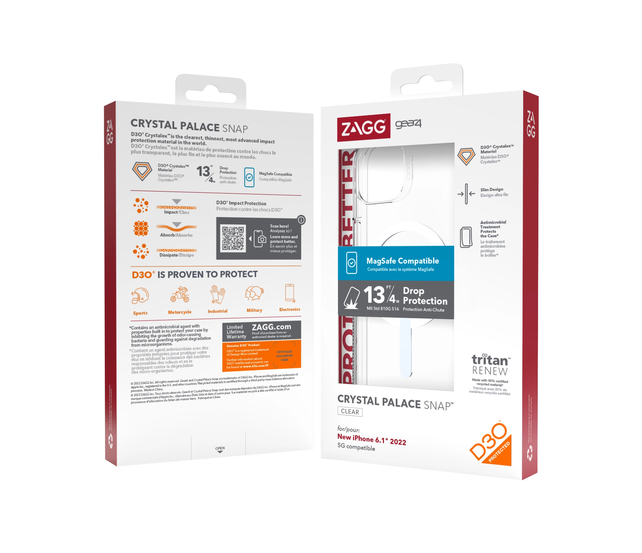 Crystal Palace Snap Clear Case for iPhone 14 Pro