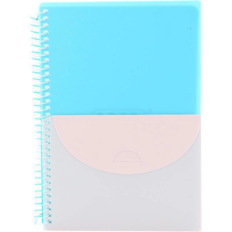 Notebook 19 X 26 cm Spiral - Grid 100 Sheets