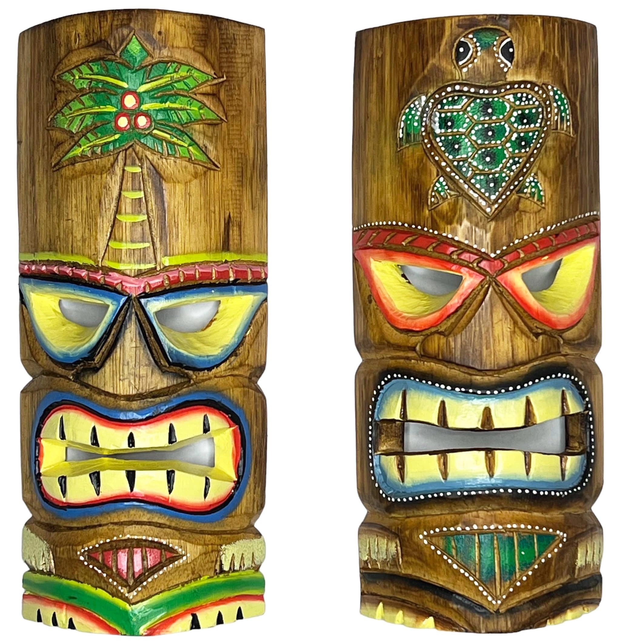 MZA STORES Tiki Mask - 12 inches 5 inches Bundle