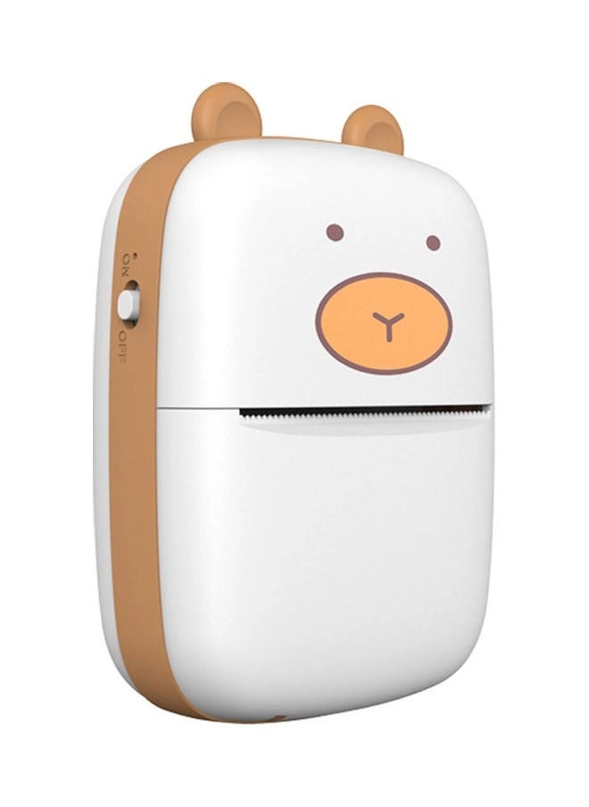 Wireless Mini Photo Printer White/Green