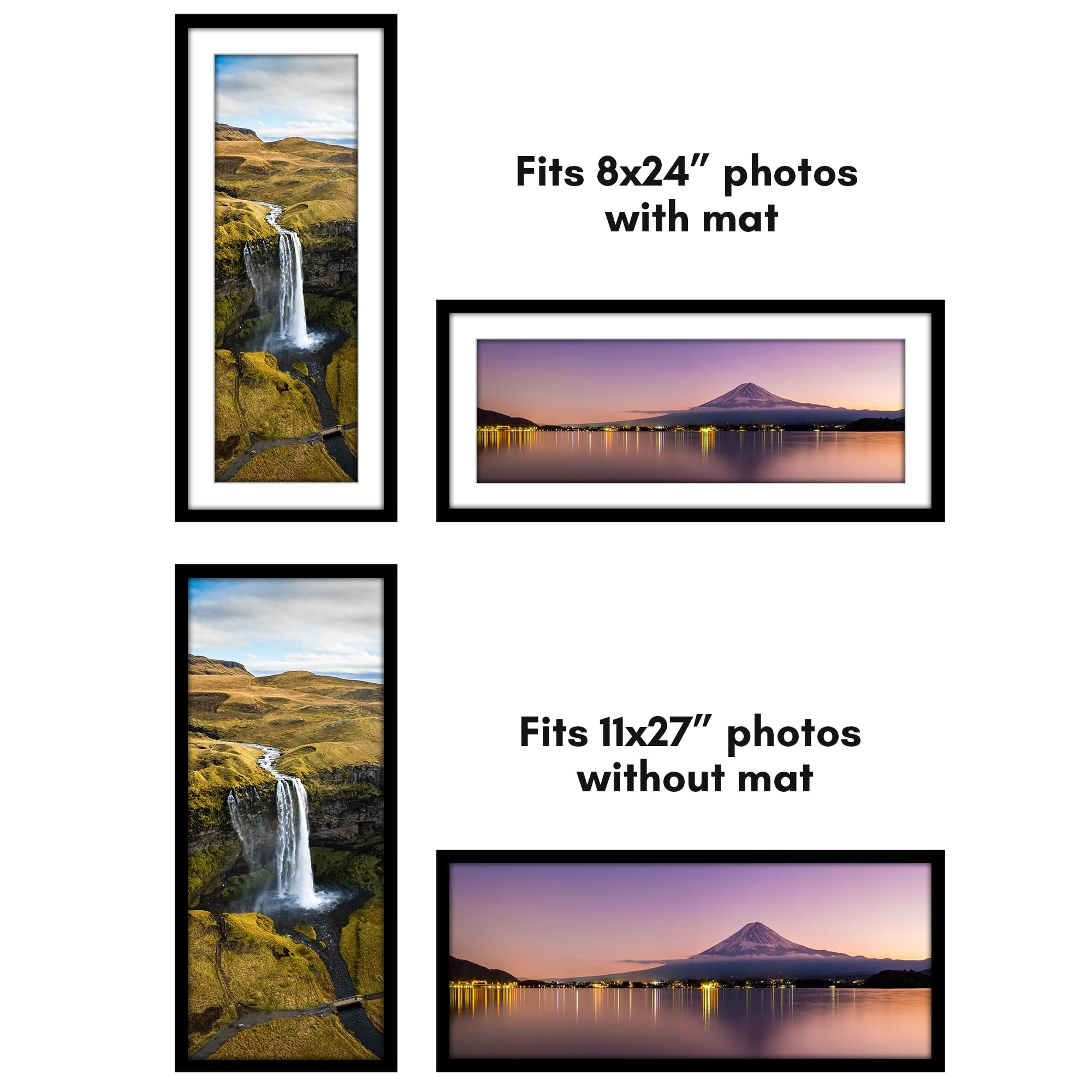 11x27 Picture Frame - 2.0 Count