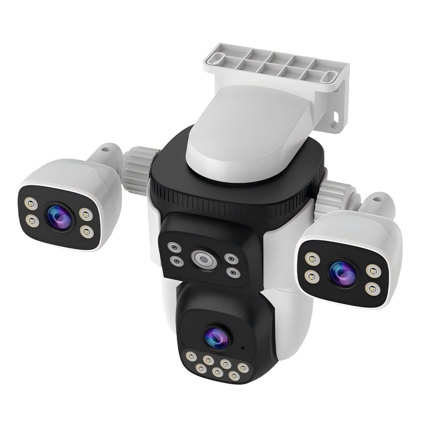 EVERSECU Triple Lens WiFi PTZ Security Camera 2K
