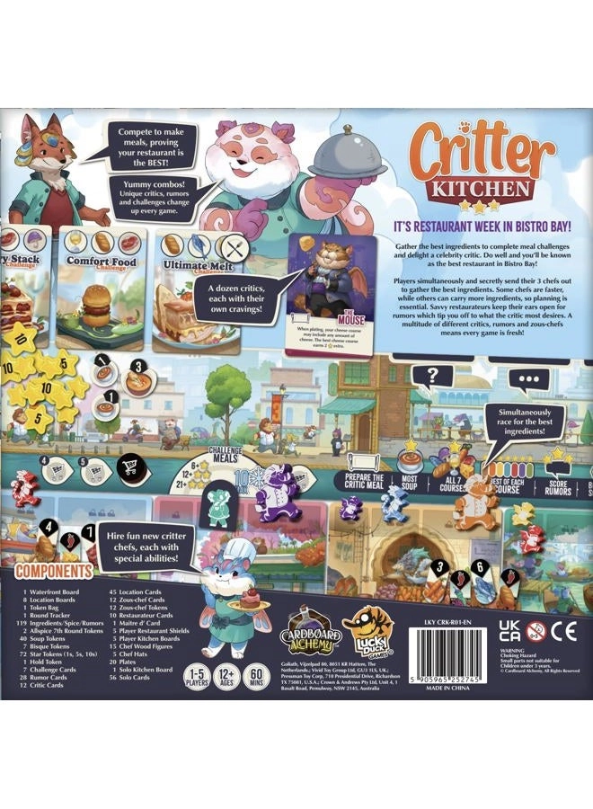Critter Kitchen - Strategy Game