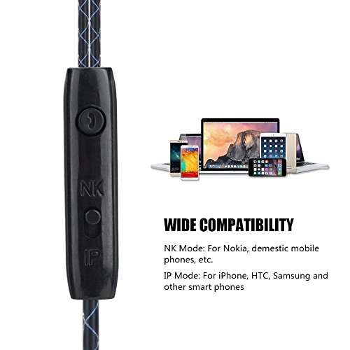 Dual Iron Ring Wired Earbud