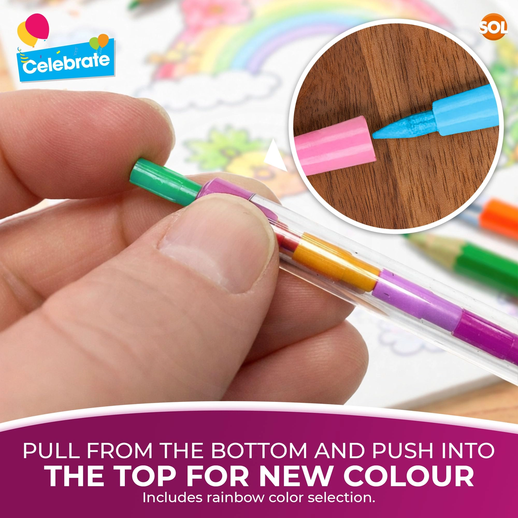 Swap Point Crayon - 24pk