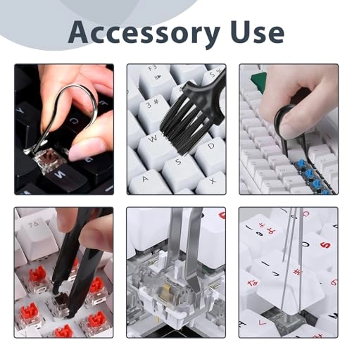 Keycap Remover - 9 Piece Keyboard Cleaning Set