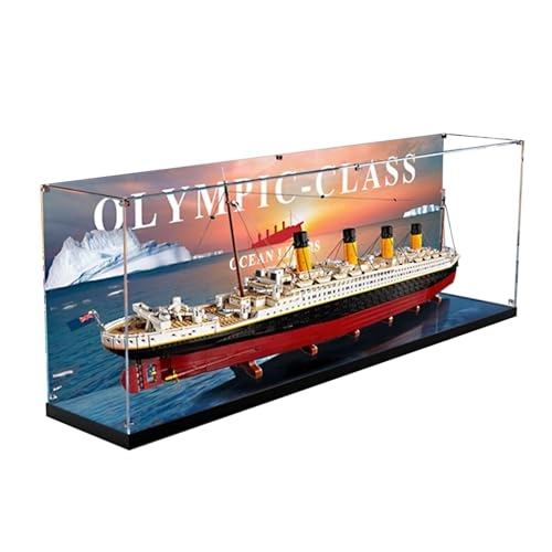 Acrylic Display Case Compatible for LEGO Titanlc