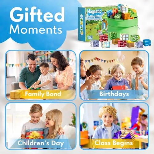 Magnetic Blocks - 100 pcs