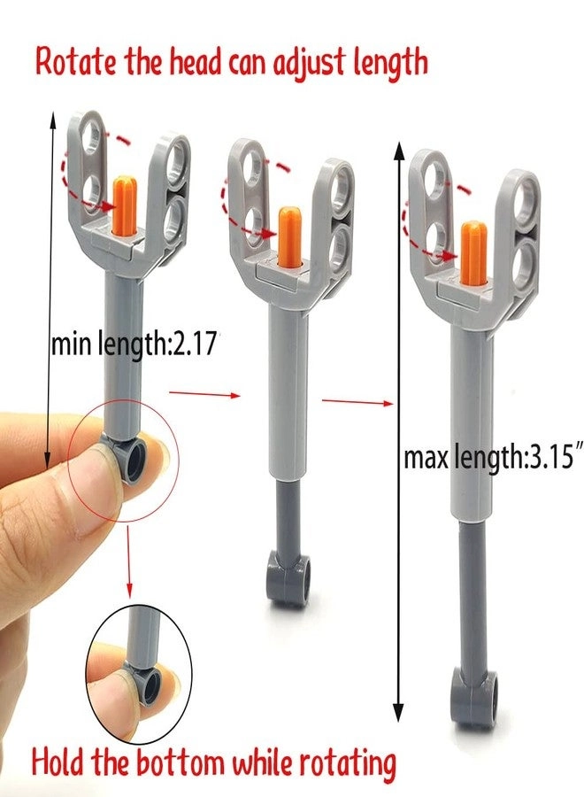 Technical Parts Beams Axles Connectors Bricks Sets - Technic Car STEM
