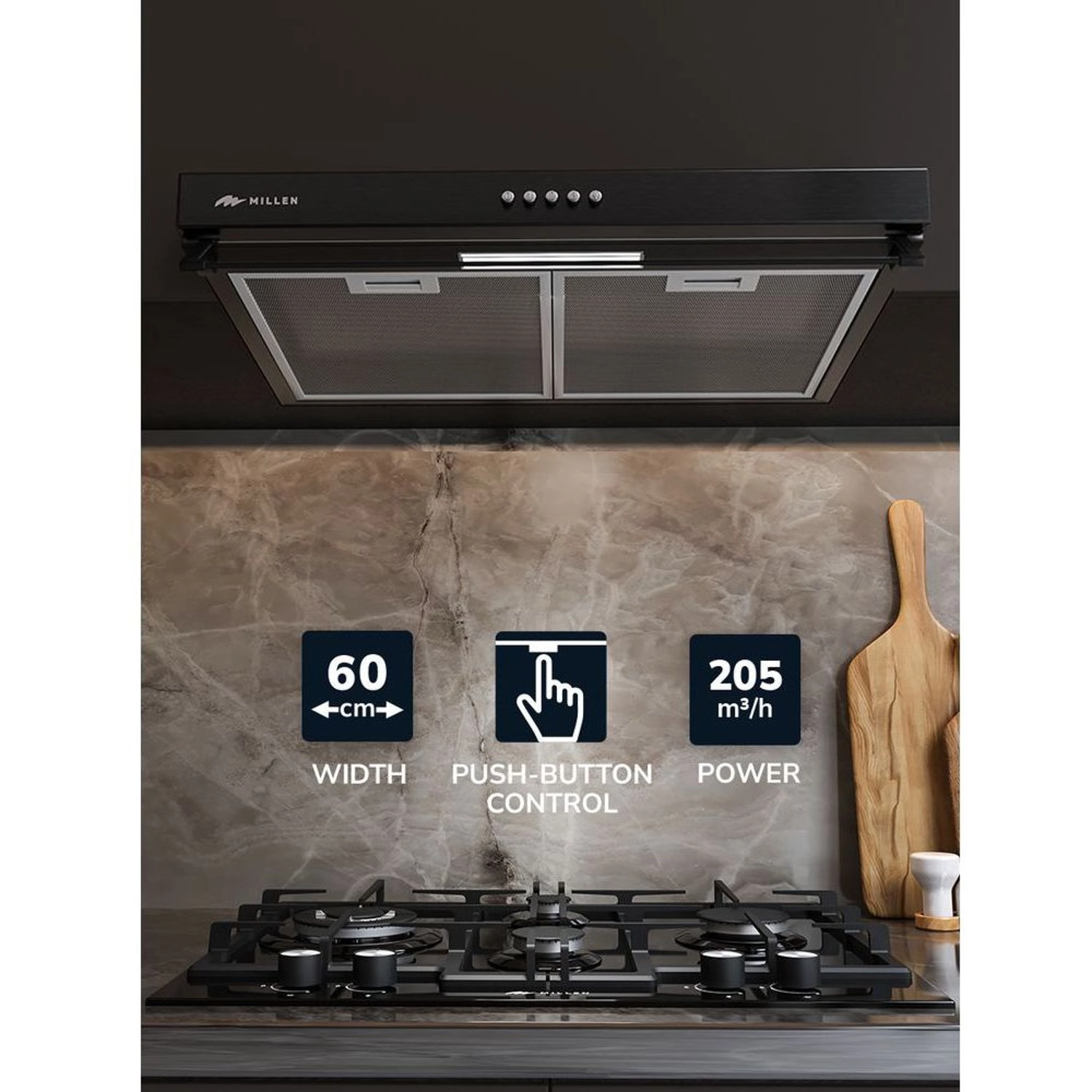 MKH603BL - 205 cubic metre per hour 595 millimeter