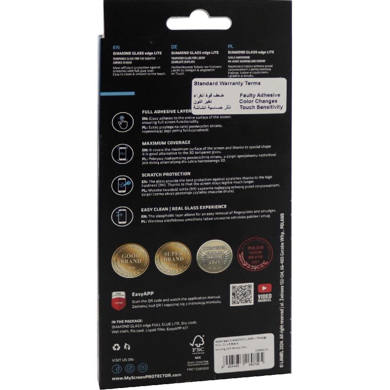 Diamond Glass Screen Protector for Xiaomi Redmi Note 13 4G