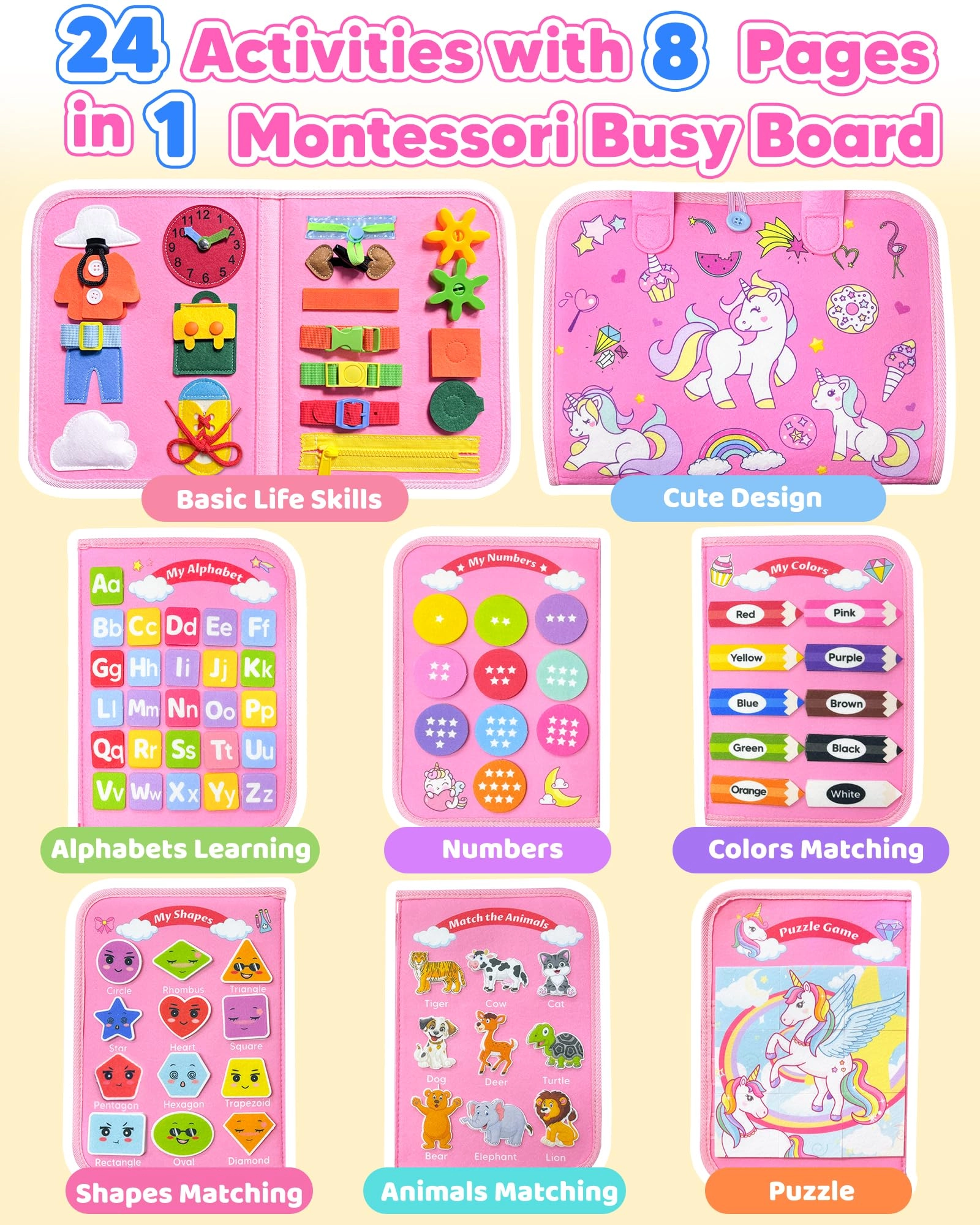 Busy Board - 24 pieces
