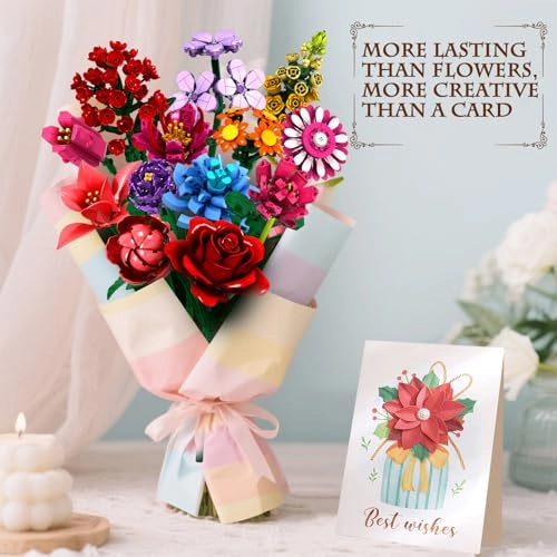 Flower Bouquet Building Set - 1316PCS