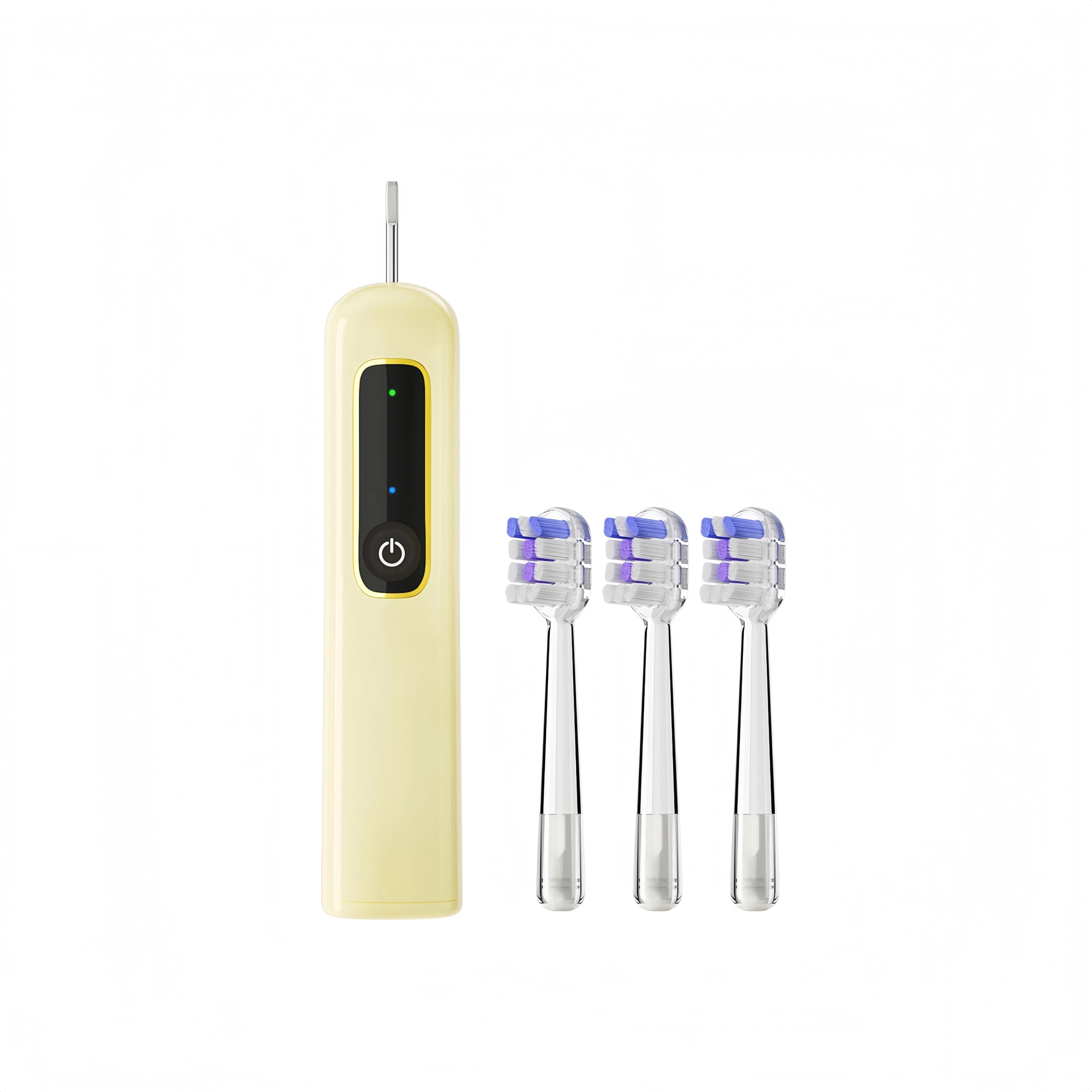 SSXOQX Sonic Toothbrush - 3 Brush Heads 4 Adjustable Modes 90 Days Battery