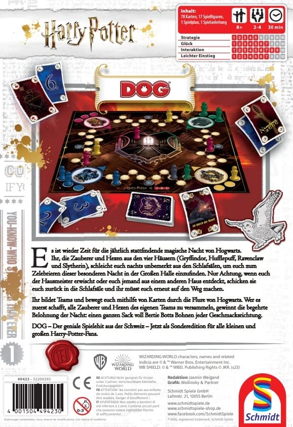 DOG: Harry Potter Design - Card Game (German)