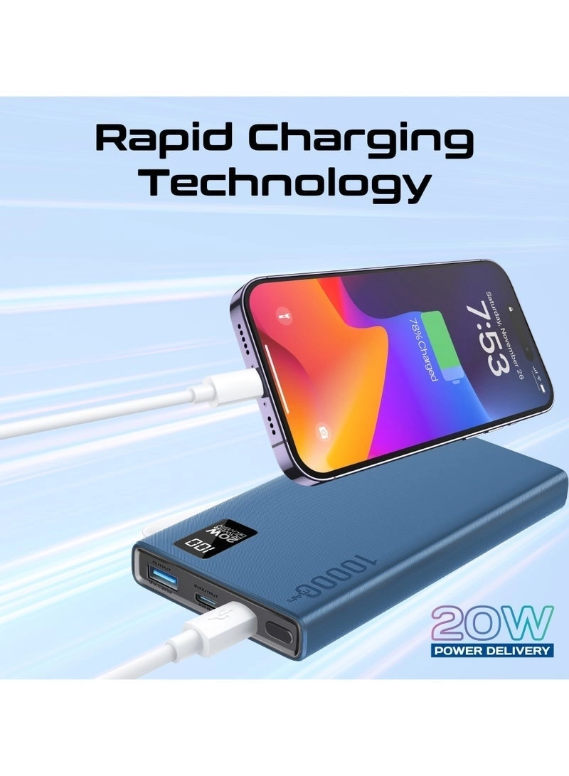 Magnetic Wireless Charging Power Bank - 10000 mAh 20W