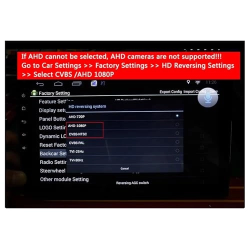 Rear View Camera - Wired