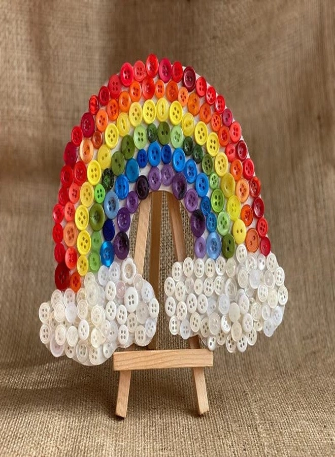 DIY Button Rainbow Mosaic Kit