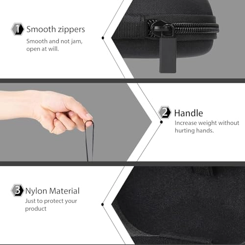 Hard Case Compatible with G502 - Hard EVA shell Black