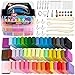 Polymer Clay Starter kit - Non-toxic 1.27 Kg 50pcs.