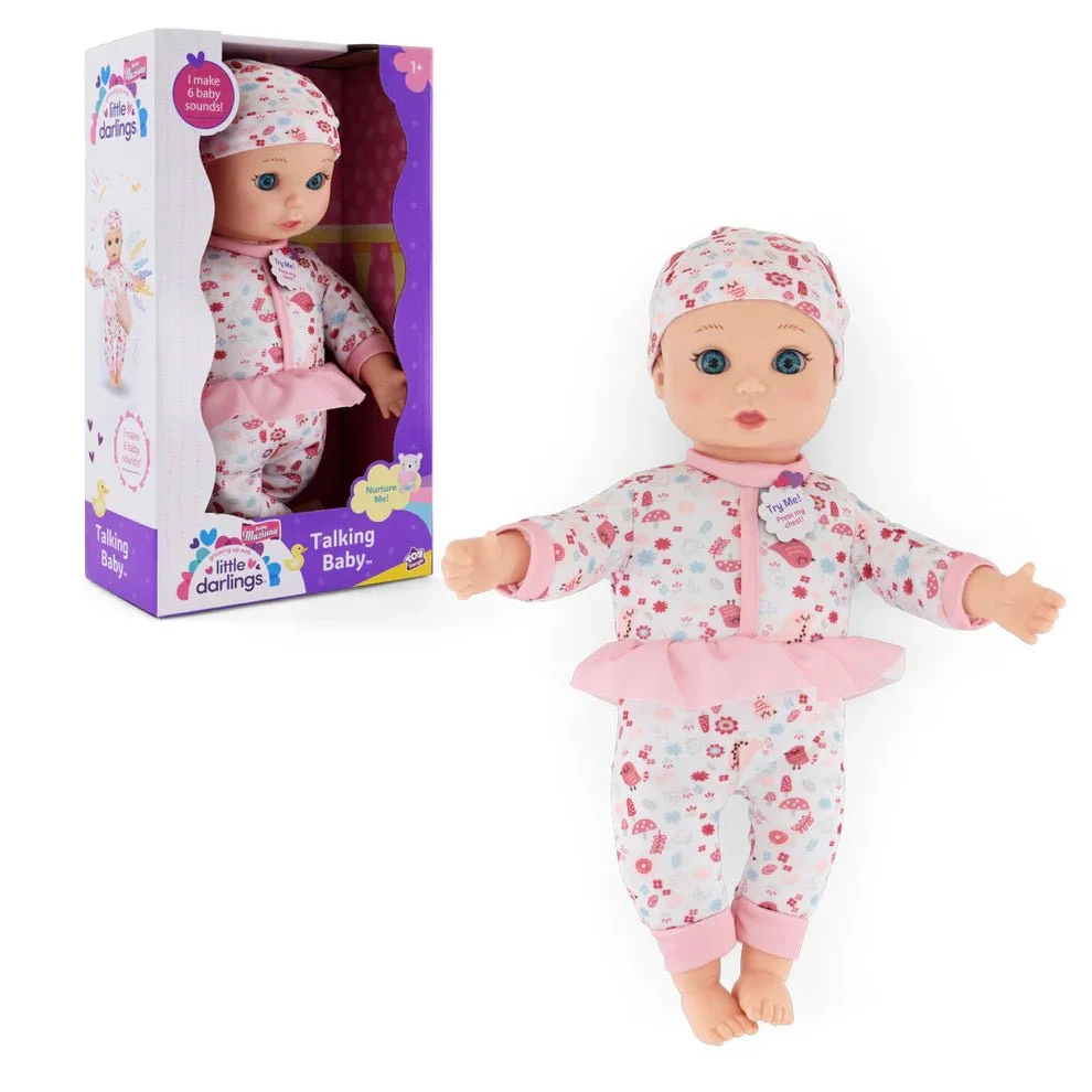 Baby Maziuna Talking Baby Doll - 13 inch Ages 2+