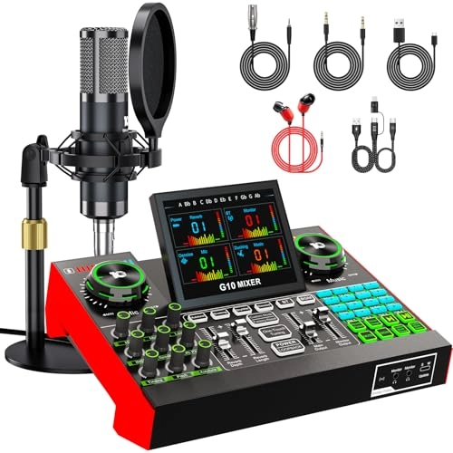 G10 + MIC(P15) 3.5mm-Mini-Jack+Wireless+USB Microphone