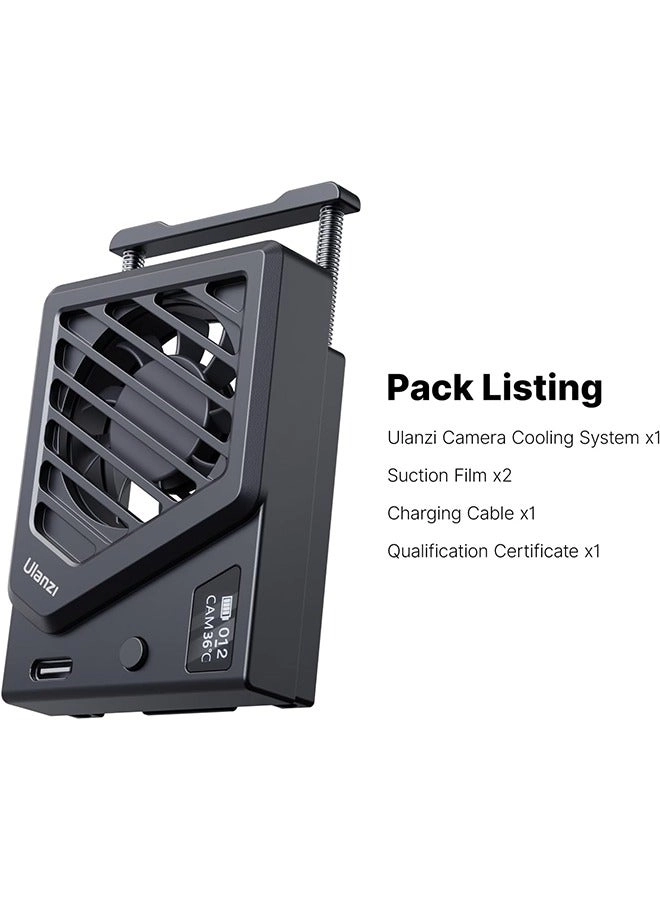 Camera Cooling Fan - Silver Type-C