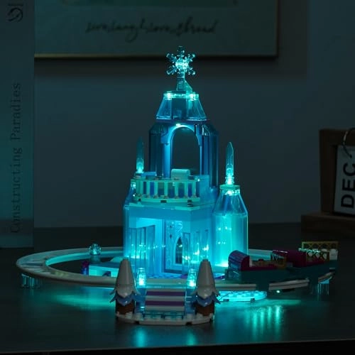 Light kit Compatible with 43281 Elsa's Ice Castle & Snow Ride Adventure - LED USB powered