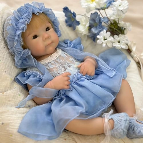 Reborn Baby Doll - 18 inch Silicone Full Body Ages 3+