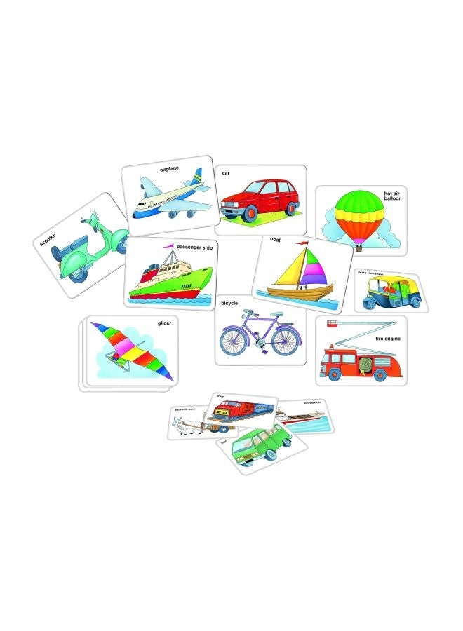 Creative Educational Aids P Ltd Means Of Transport Card Game - 4+ Years 25 pieces