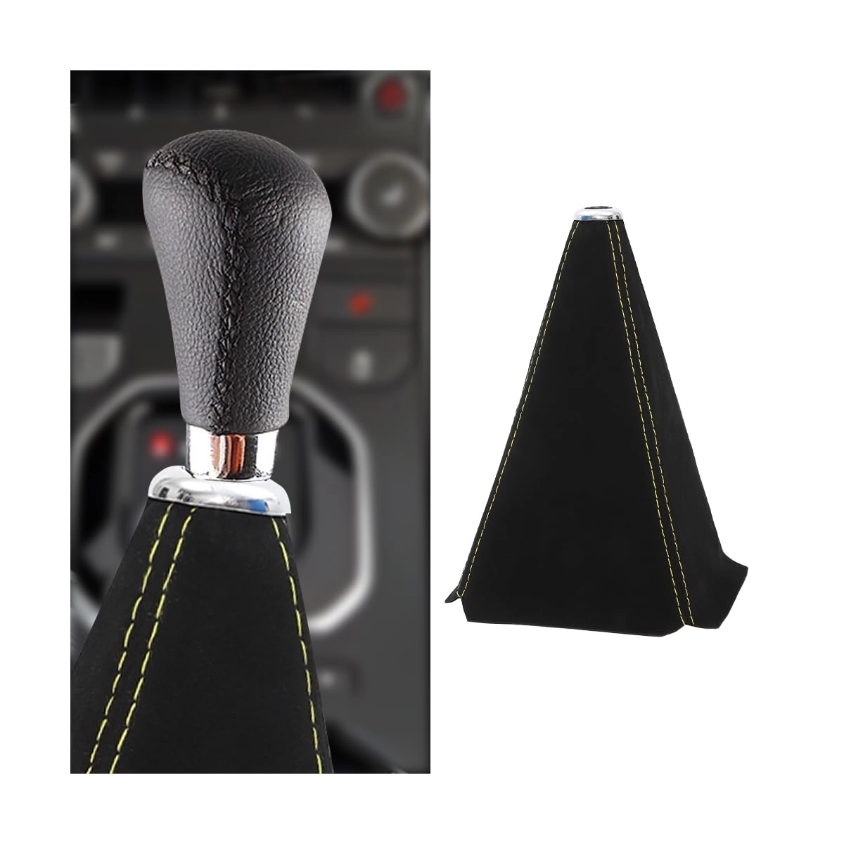 Shift Boot Cover - Suede Black