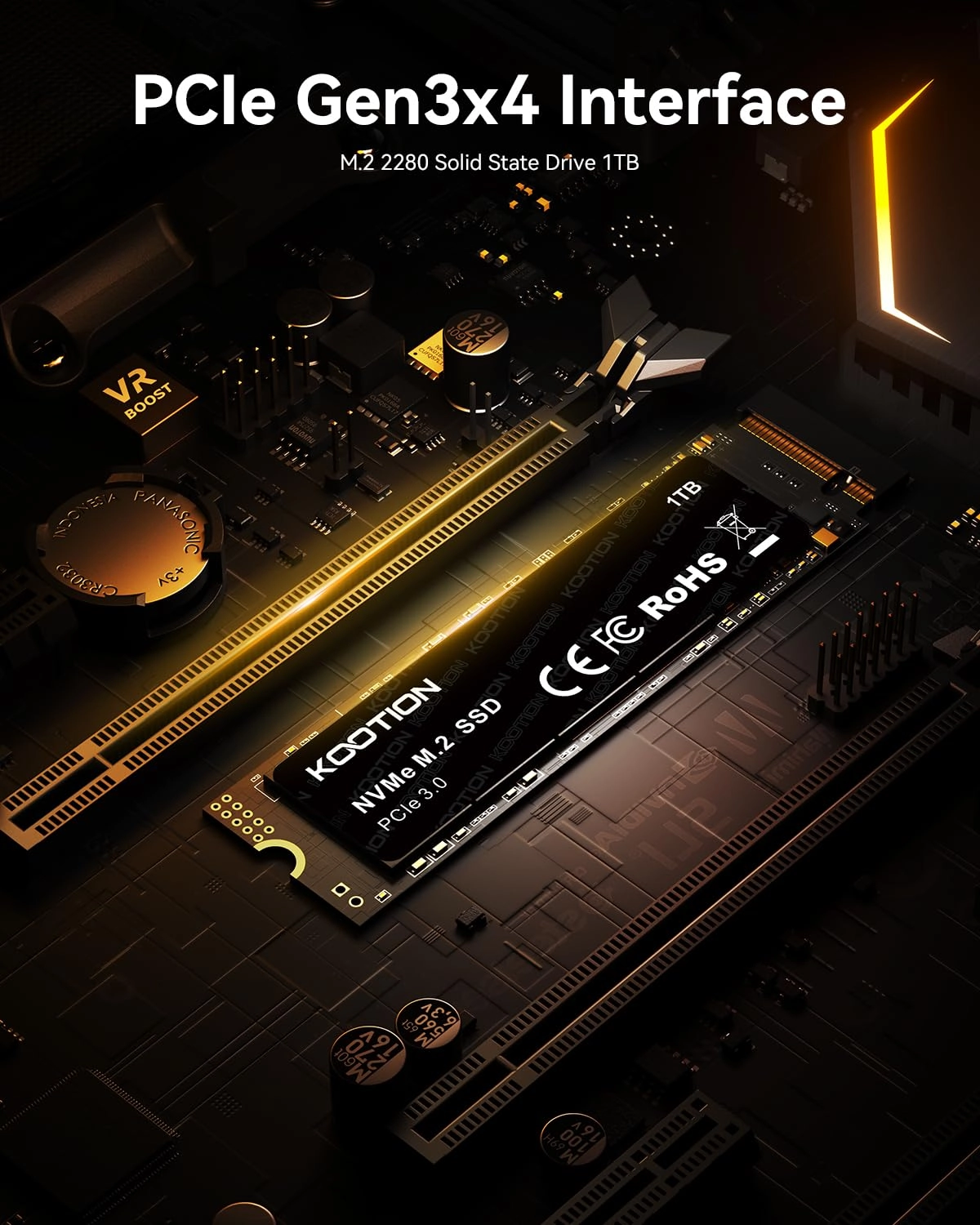 NVMe Internal SSD - 1TB M.2 2280
