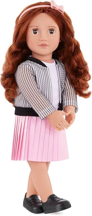 Our Generation Jacinta Doll - 18-inch Jacket And Skirt Ages 3+