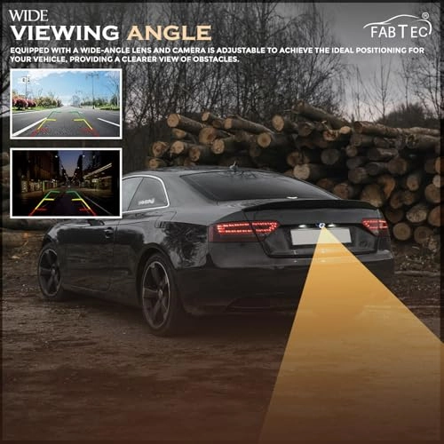 8 LED Rear View Parking Camera - Night vision Wired 976 x 582 pixels