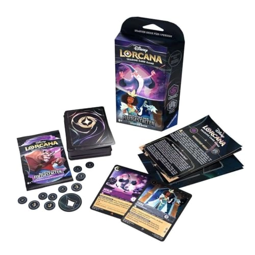 Disney Lorcana Rise of the Flood Shapes - Starter Deck Amethyst and Steel - German 60pcs