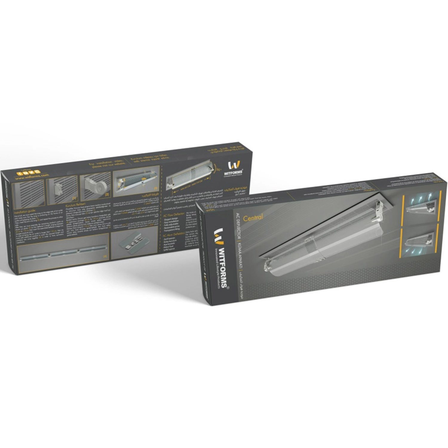 Air Deflector - Transparent 60-110 cm