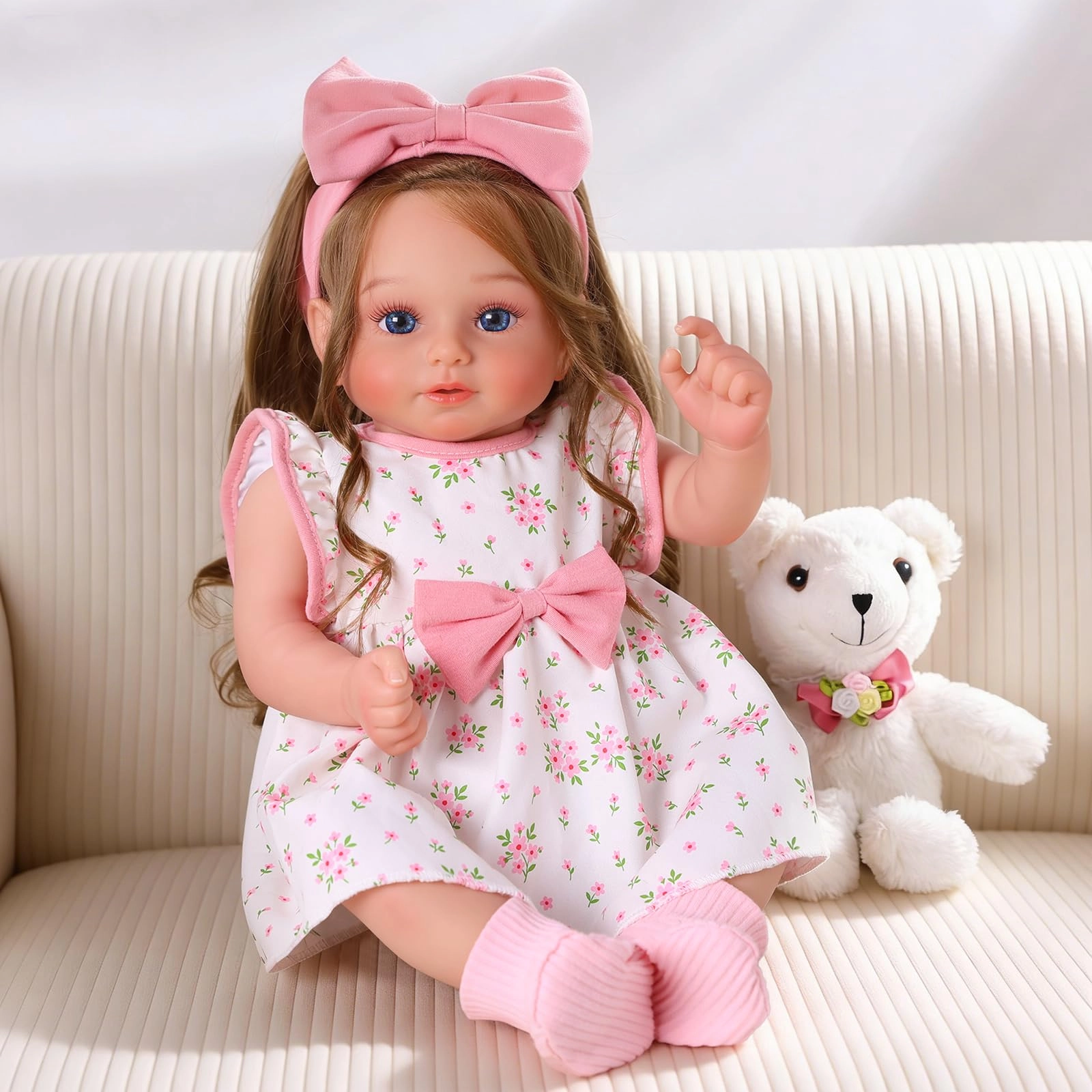 JUSS Reborn Baby Doll - Vinyl Fantasy Ages 3+