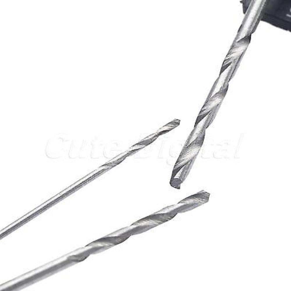 Mini Tiny Twist Drill Bit Set - Hss 20 Piece 03mm 035mm 04mm 045mm 05mm 055mm 06mm 065mm