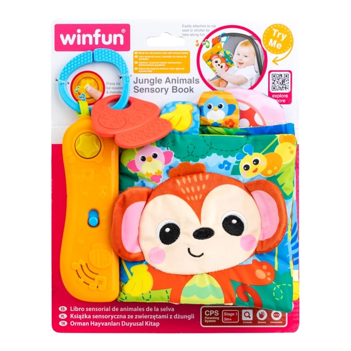 We Trade International Jungle Animals Cloth Book