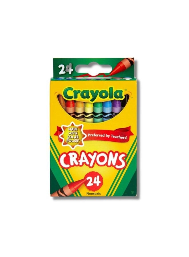 Wax Crayons - 24 Pcs - Pack of 3