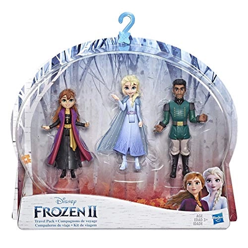 Anna Small Doll + Elsa Small Doll + Matias Small Doll - 3 Pack Inspired by The Frozen 2 Movie Ages 3+