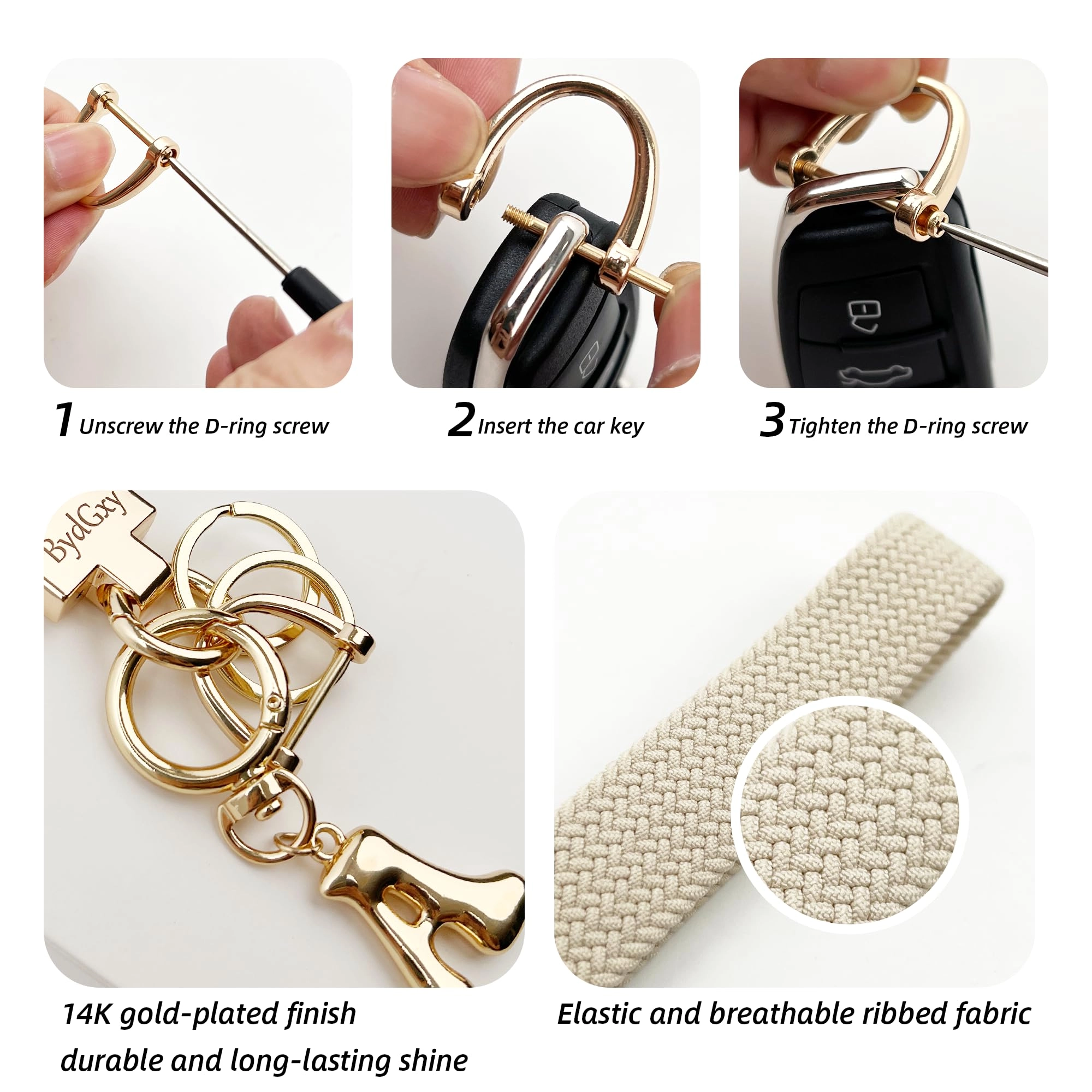 Initial Keychain - Letter