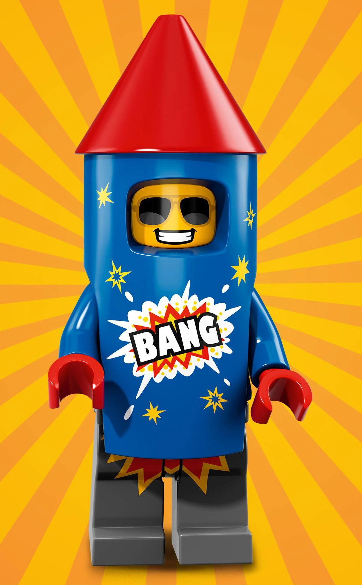 LEGO Series 18 FIREWORK GUY (71021) - Minifigure #05/17