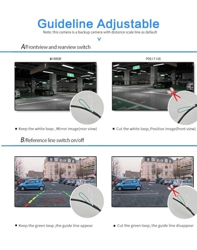Car Rear View Camera - Night vision 1280*720 pixels