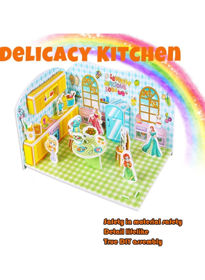 HT3080 - 3 Dimensional Cartoon Paper Construction DIY Kit Upto 12 Months