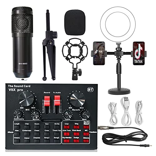 BM800 + V8XPRO + BG16 Wireless Microphone Bundle